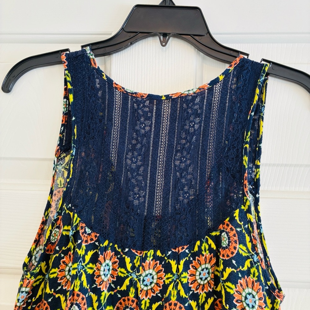 π 2/19 Elodie Boho Style Multicolor Floral Tank Top - Picture 6 of 6